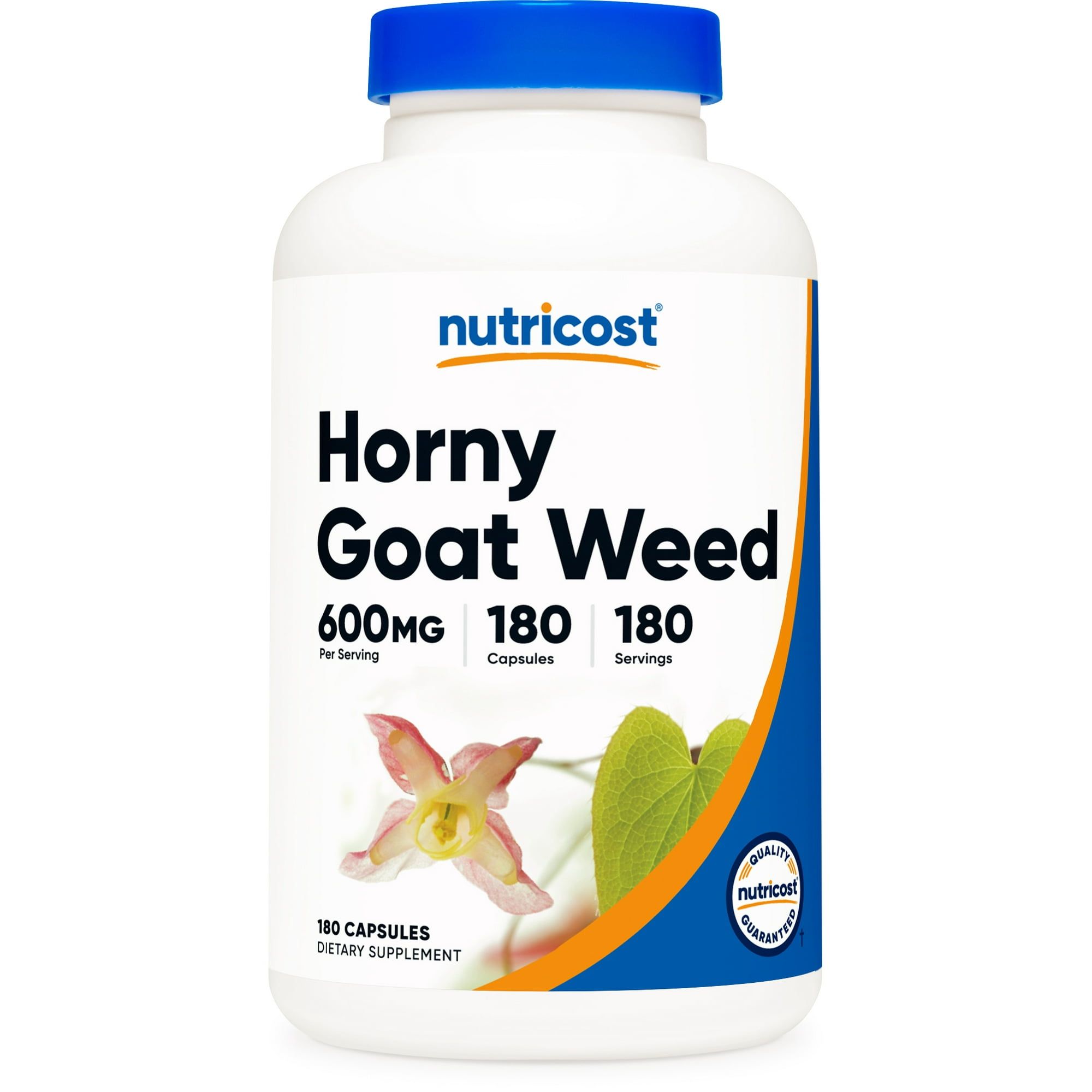 Nutricost Horny Goat Weed Extract (Epimedium) 600mg Capsules, 180 Servings Gluten Free & Non GMO Supplement